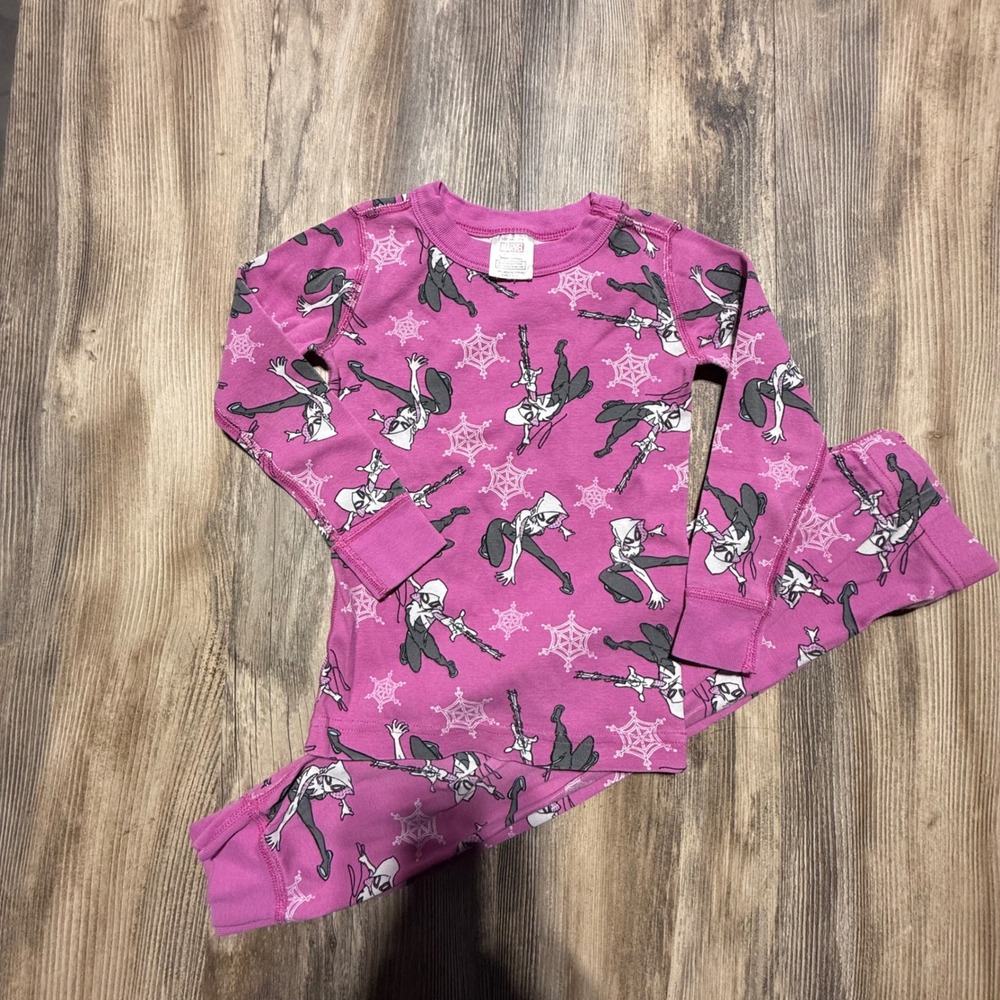 Modern Hanna Andersson Pajama Set Pink Ghost-Spider Playwear